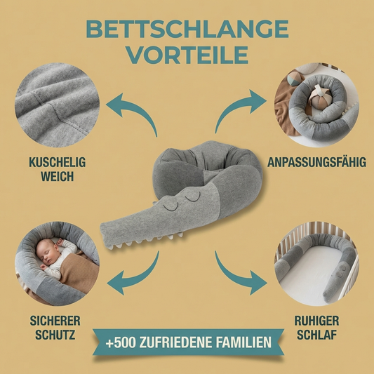 Bettschlange Baby – Geborgen & schützend | Lama