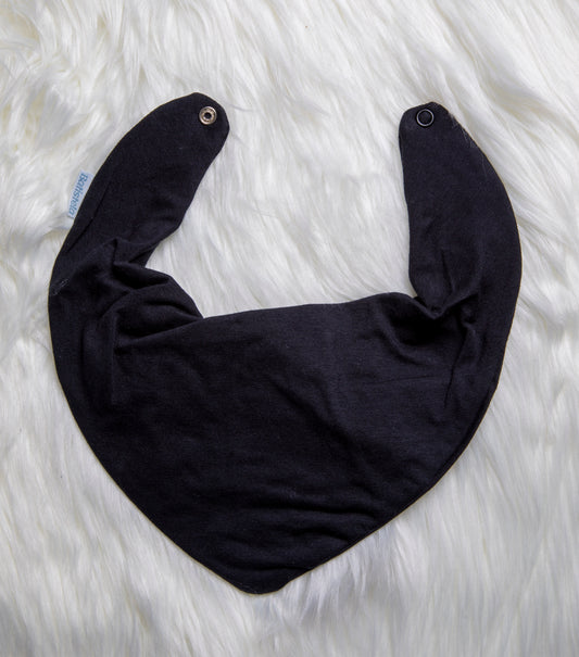Baby Bandana wasserfest 23x18cm Schwarz