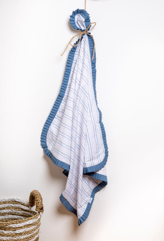 Baby Decke «Relax» 75x70 Blau