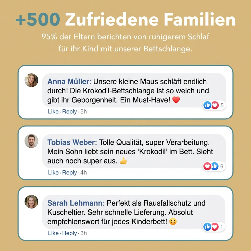 Bettschlange Zopf – Schutz & Geborgenheit | Petrol-Beige-Blau
