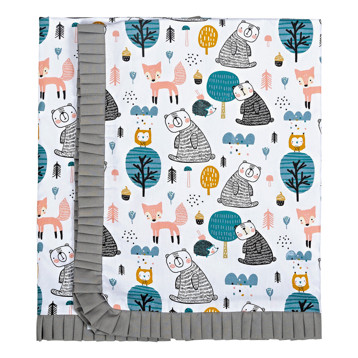 Spielmatte Baby – Weich & gepolstert | Bear Forest