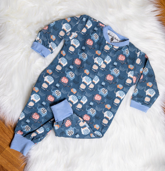Baby Strampler «Elephant» Gr: 62,68,74