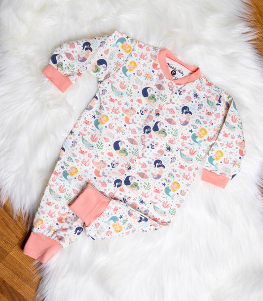 Baby Strampler «Mermaid» Gr: 62,68,74
