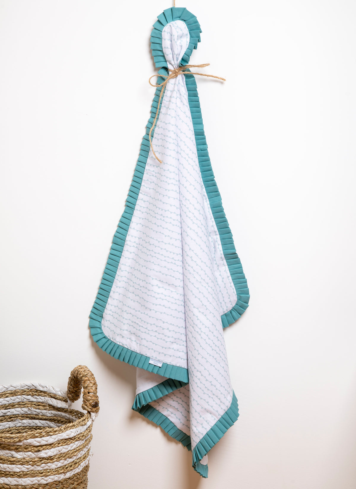 Baby Decke «Relax» 75x70 Türkis