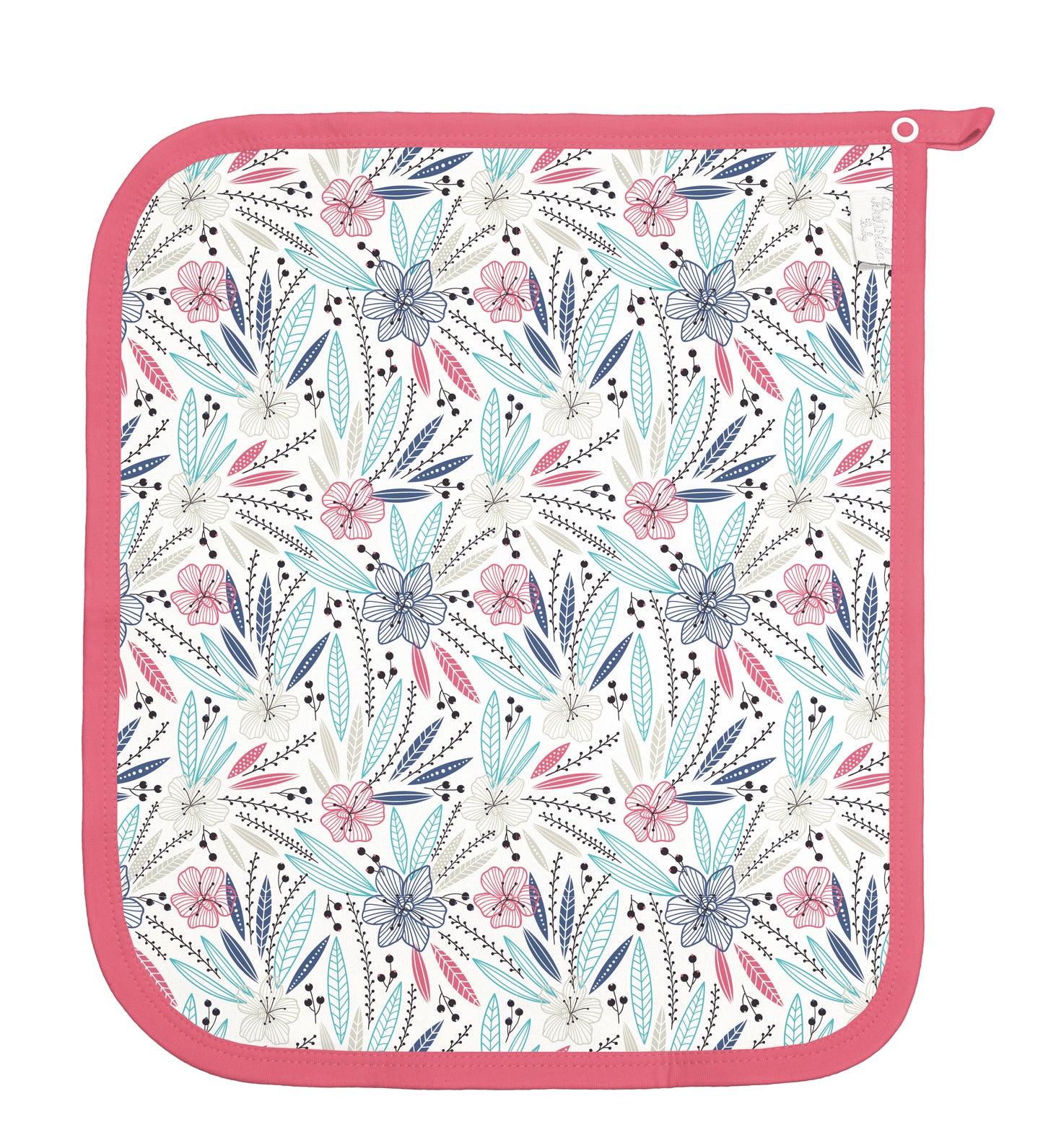Baby Schnullertuch Set «Eule» 30×25cm Weiss | 2-teilig