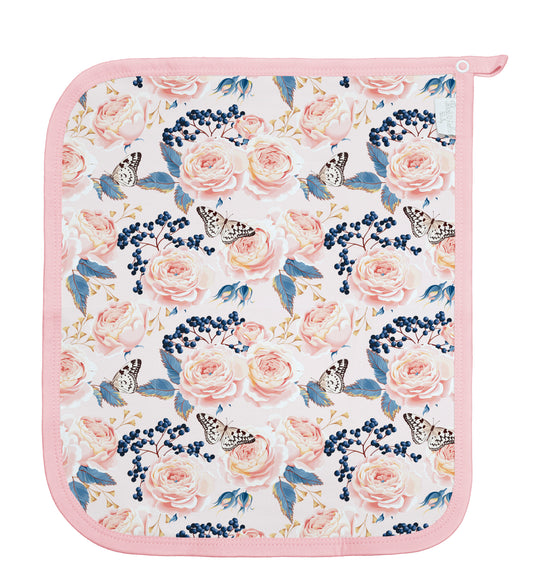 Baby Schnullertuch Set «Charme» 30×25cm Weiss | 2-teilig