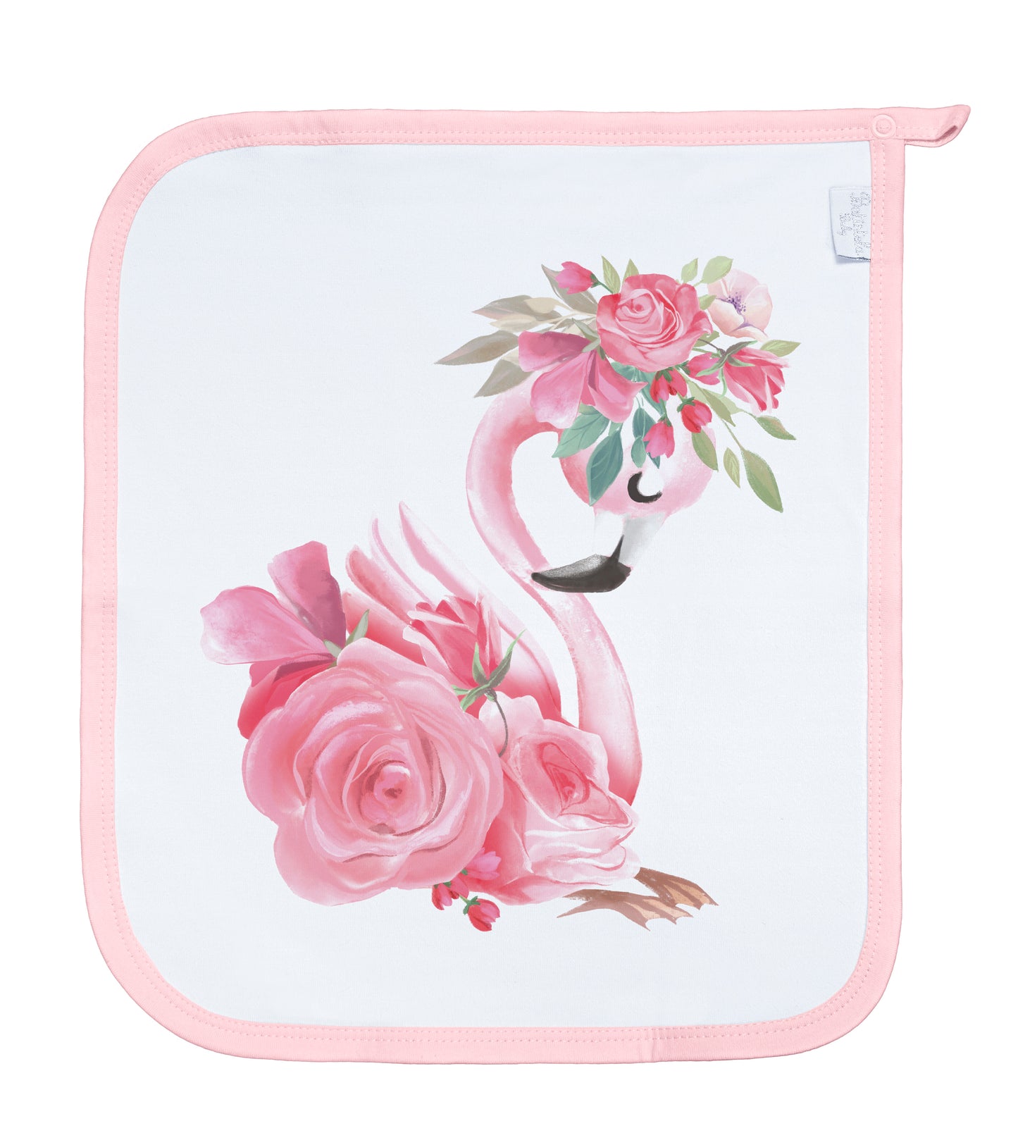 Baby Schnullertuch Set «Charme» 30×25cm Weiss | 2-teilig