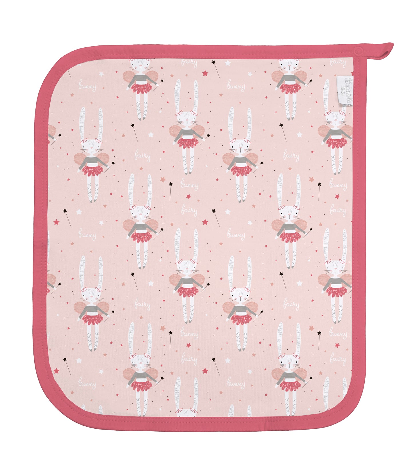 Baby Schnullertuch Set «Fee» 30×25cm Weiss | 2-teilig